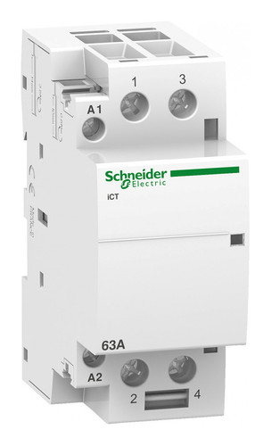 Модульный контактор Schneider Electric iCT 2P 63А 230/24В AC