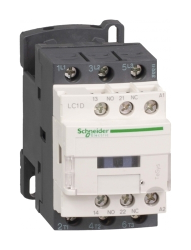 Контактор Schneider Electric TeSys LC1D 3P 9А 400/72В DC 4кВт