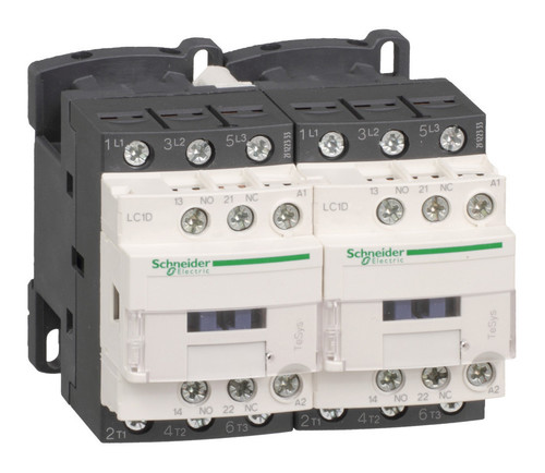 Реверсивный контактор Schneider Electric TeSys LC2D 3P 12А 400/48В AC 5.5кВт