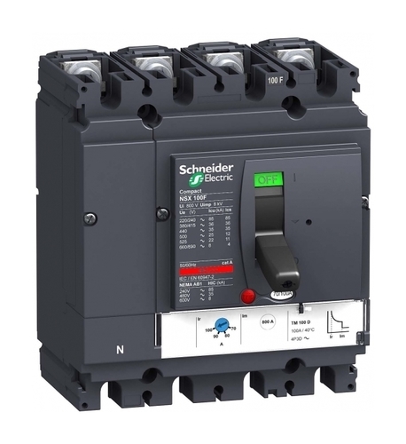 Силовой автомат Schneider Electric Compact NSX 100, TM, 36кА, 4P, 50А