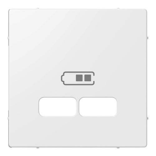 Накладка на розетку USB Schneider Electric MERTEN SYSTEM M, полярный белый