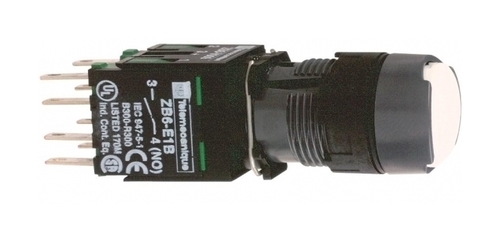 Кнопка Schneider Electric Harmony 16 мм, IP65, Белый