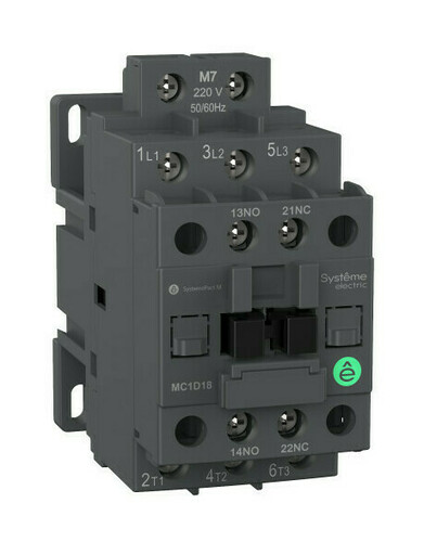 Контактор Systeme Electric SystemePact M 3P 12А 220В DC 5.5кВт, MC1D12MD