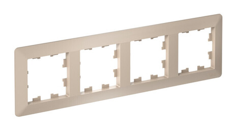 Рамка 4 поста Systeme Electric ATLASDESIGN AIR, песочный