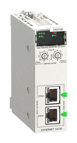 Адаптер удаленного в/в RIO Ethernet,Modicon X80, станда
